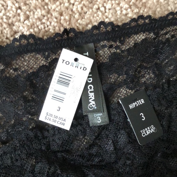 NWT Torrid Black Sheer Panties - Picture 6 of 6